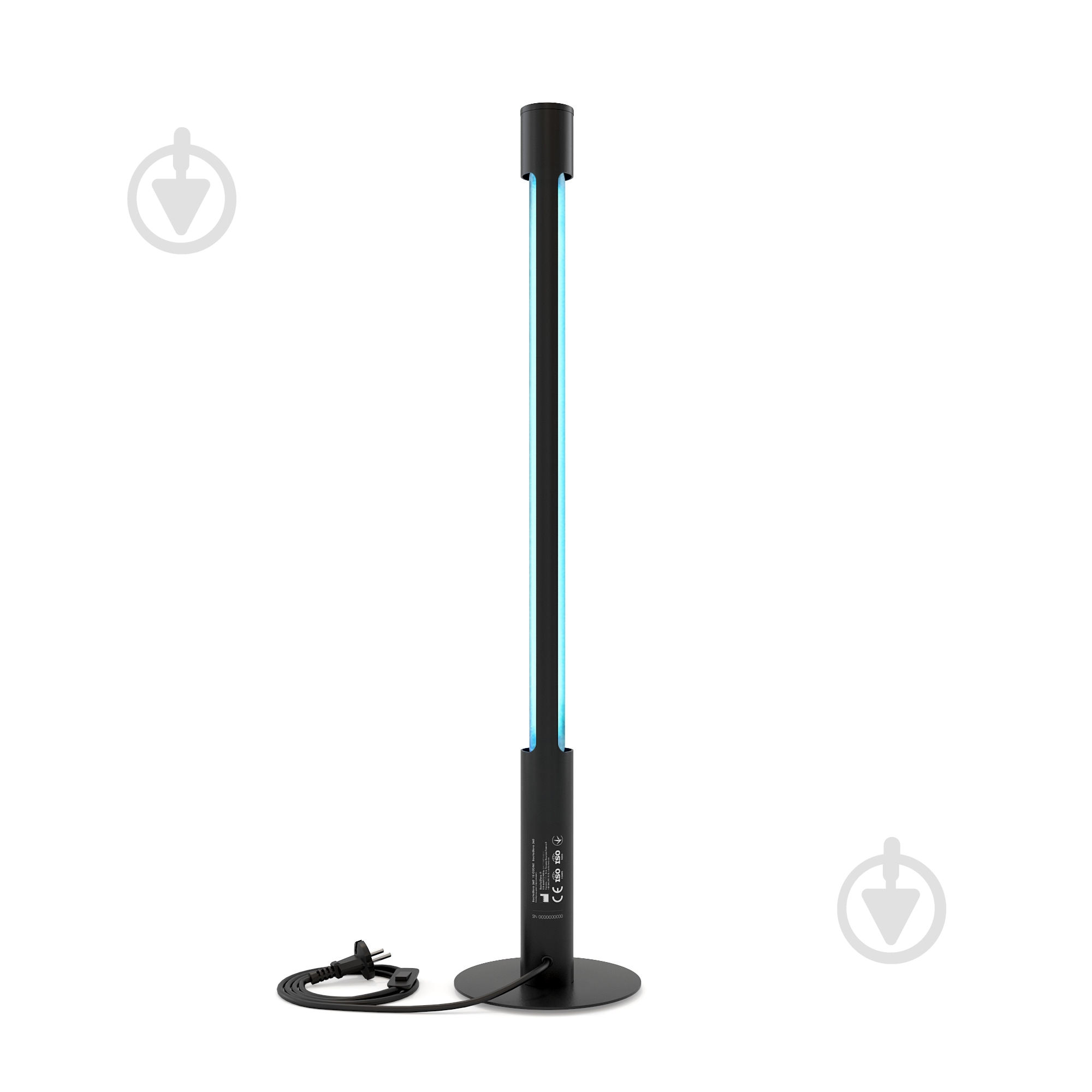Облучатель ультрафиолетовый BactoSfera 360° 15 OZONEFREE Black - фото 4