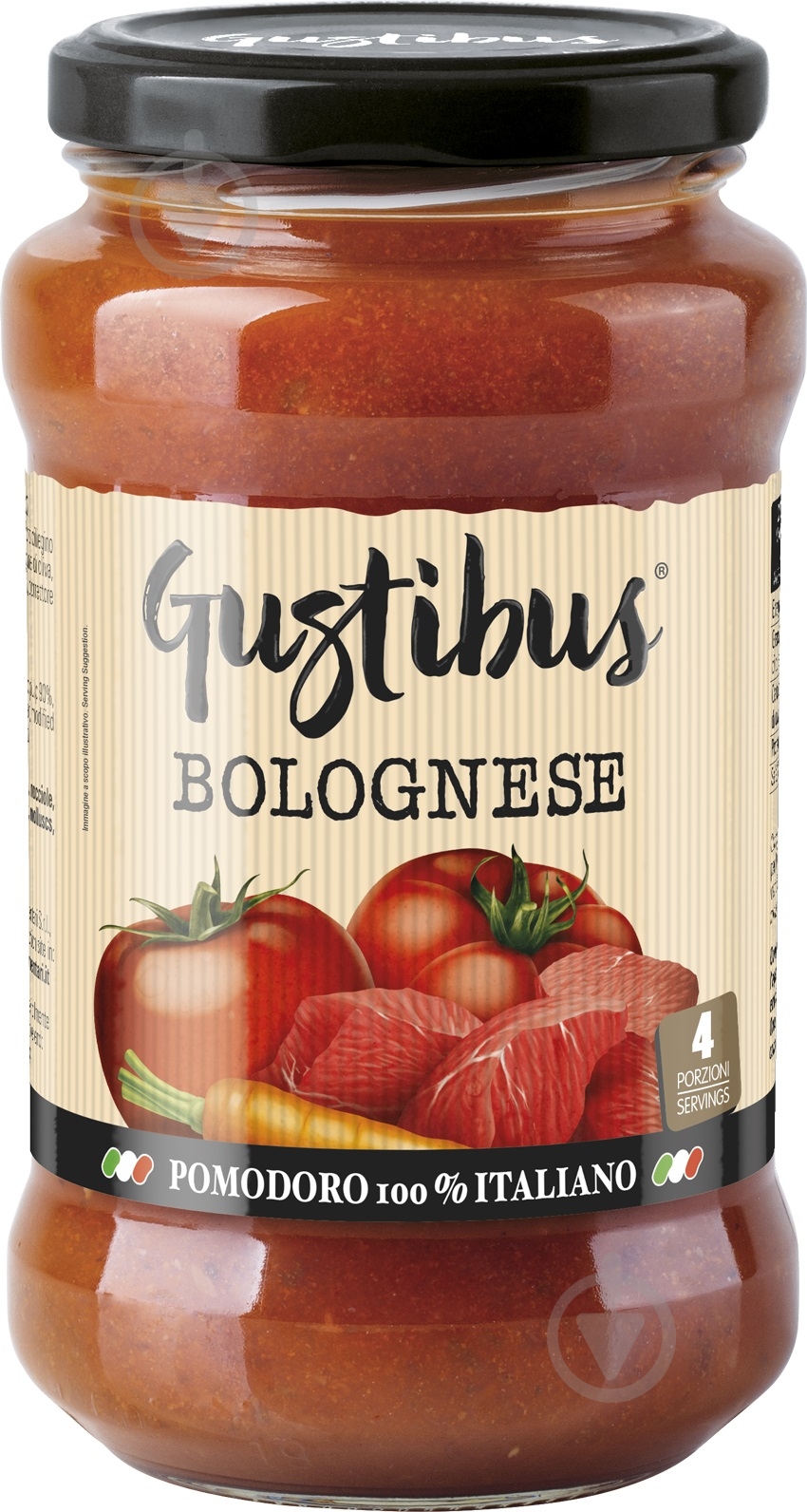 Соус Gustibus томатный Болоньезе 400 г - фото 1 Соус Gustibus томатный Болоньезе 400 г - фото 1