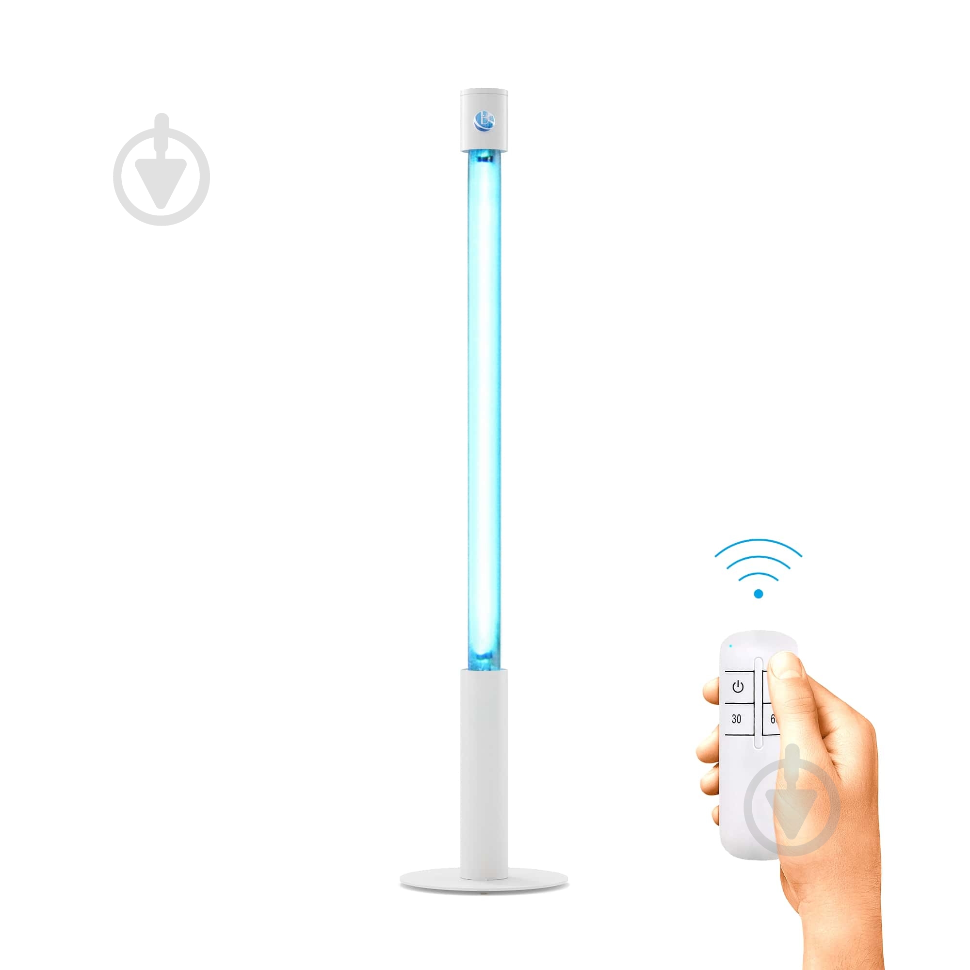 Облучатель ультрафиолетовый BactoSfera 360° 15 OZONE RC-TIMER White - фото 2 Облучатель ультрафиолетовый BactoSfera 360° 15 OZONE RC-TIMER White - фото 2