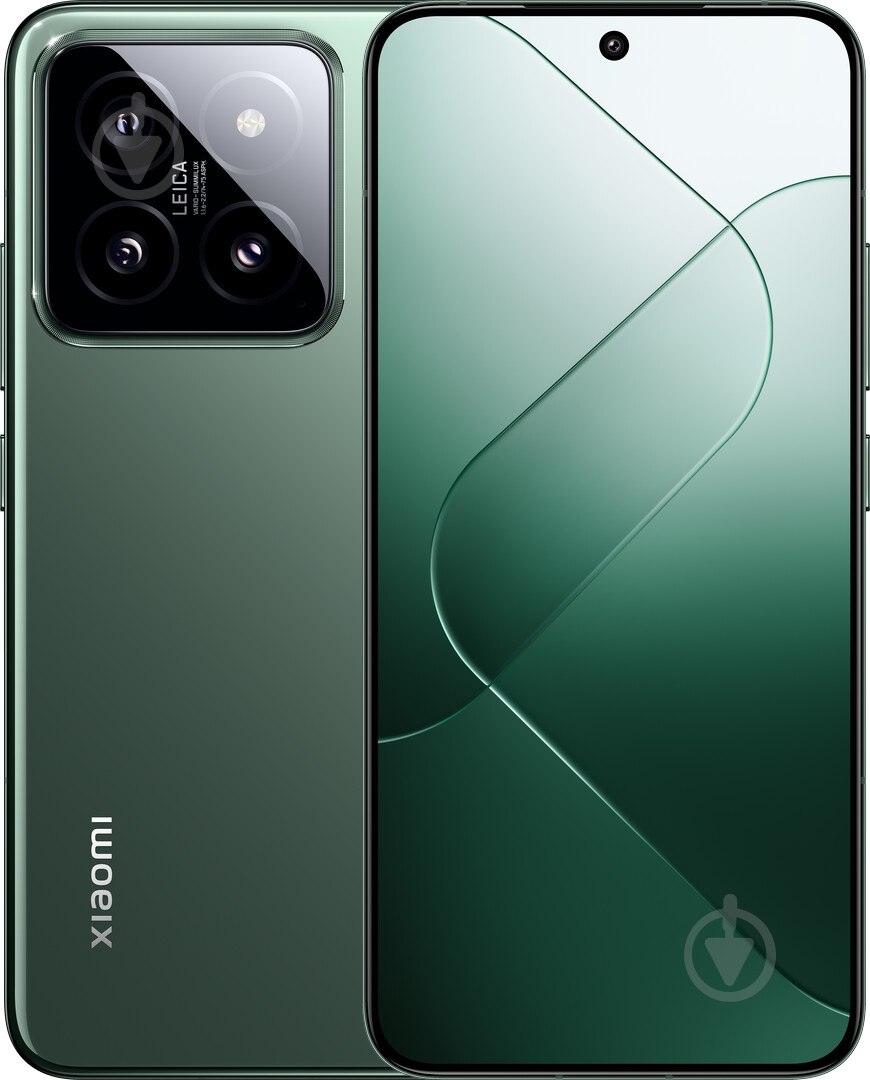 Смартфон Xiaomi 14 12/512GB jade green (1025261) - фото 1 Смартфон Xiaomi 14 12/512GB jade green (1025261) - фото 1