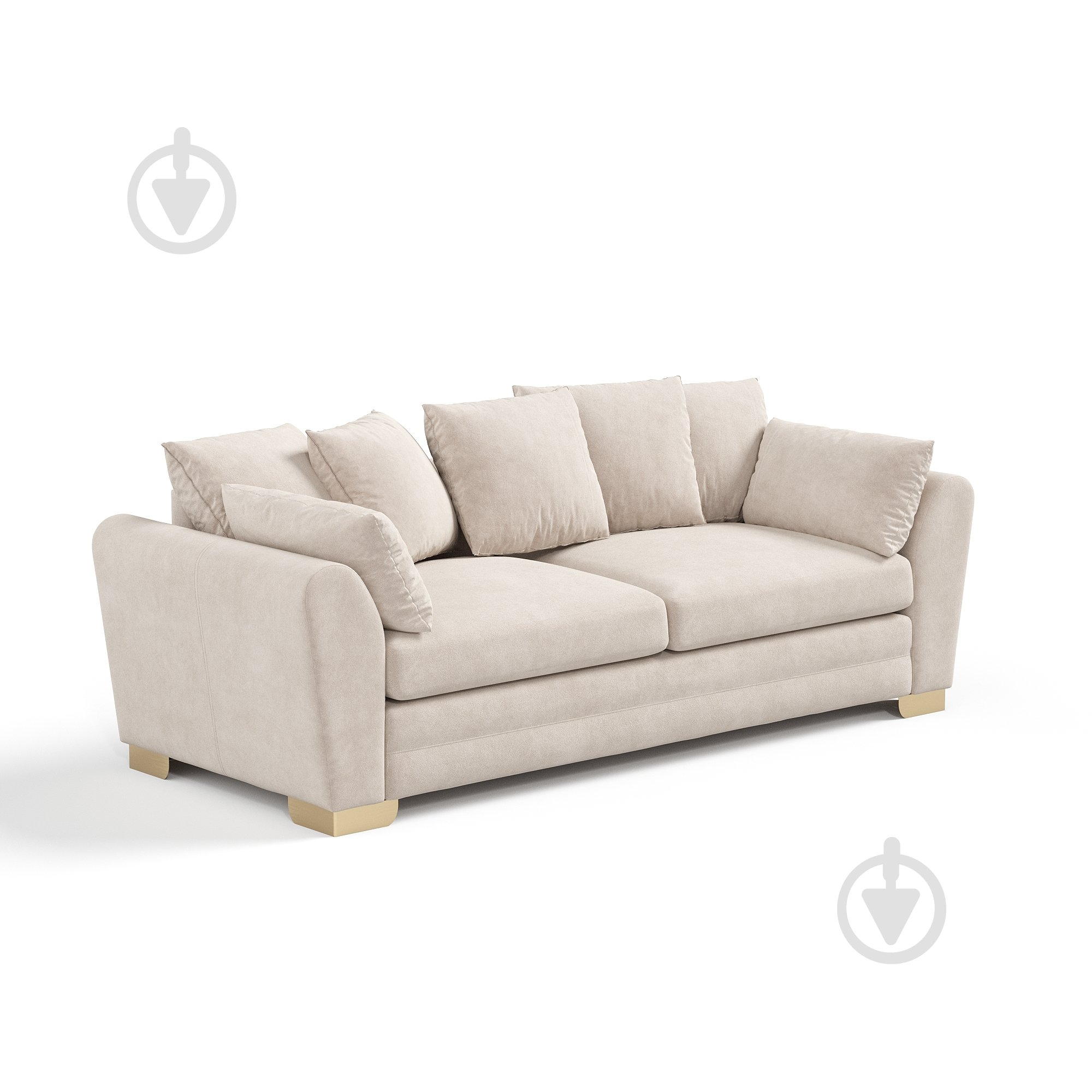 Диван нераскладной SOFALINO LEKKI бежевый 2300x960x660 мм - фото 2