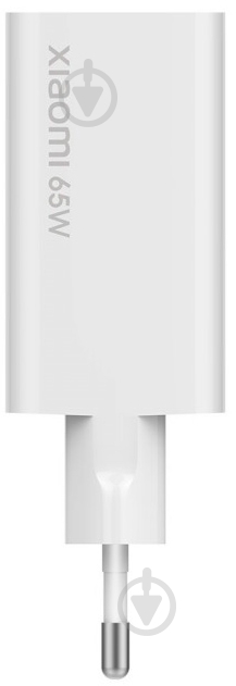 Сетевой адаптер Xiaomi Mi 65W Fast Charger with GaN Tech Type-C White (BHR4499GL) - фото 2 Сетевой адаптер Xiaomi Mi 65W Fast Charger with GaN Tech Type-C White (BHR4499GL) - фото 2