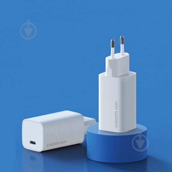 Сетевой адаптер Xiaomi Mi 65W Fast Charger with GaN Tech Type-C White (BHR4499GL) - фото 6 Сетевой адаптер Xiaomi Mi 65W Fast Charger with GaN Tech Type-C White (BHR4499GL) - фото 6