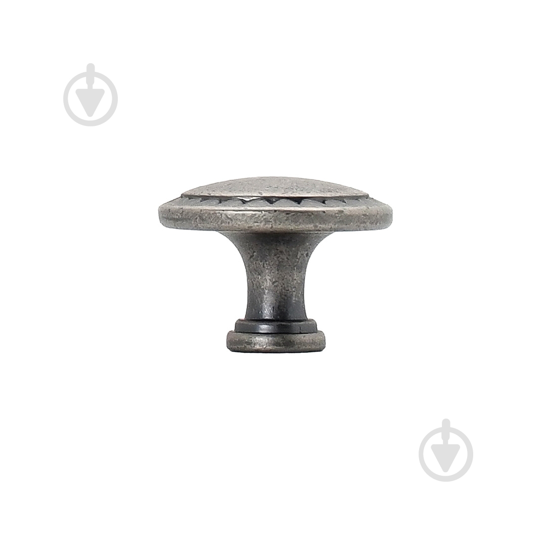 Мебельная ручка кнопка Kerron RK-086 BAZ состаренное серебро - фото 3 Мебельная ручка кнопка Kerron RK-086 BAZ состаренное серебро - фото 3