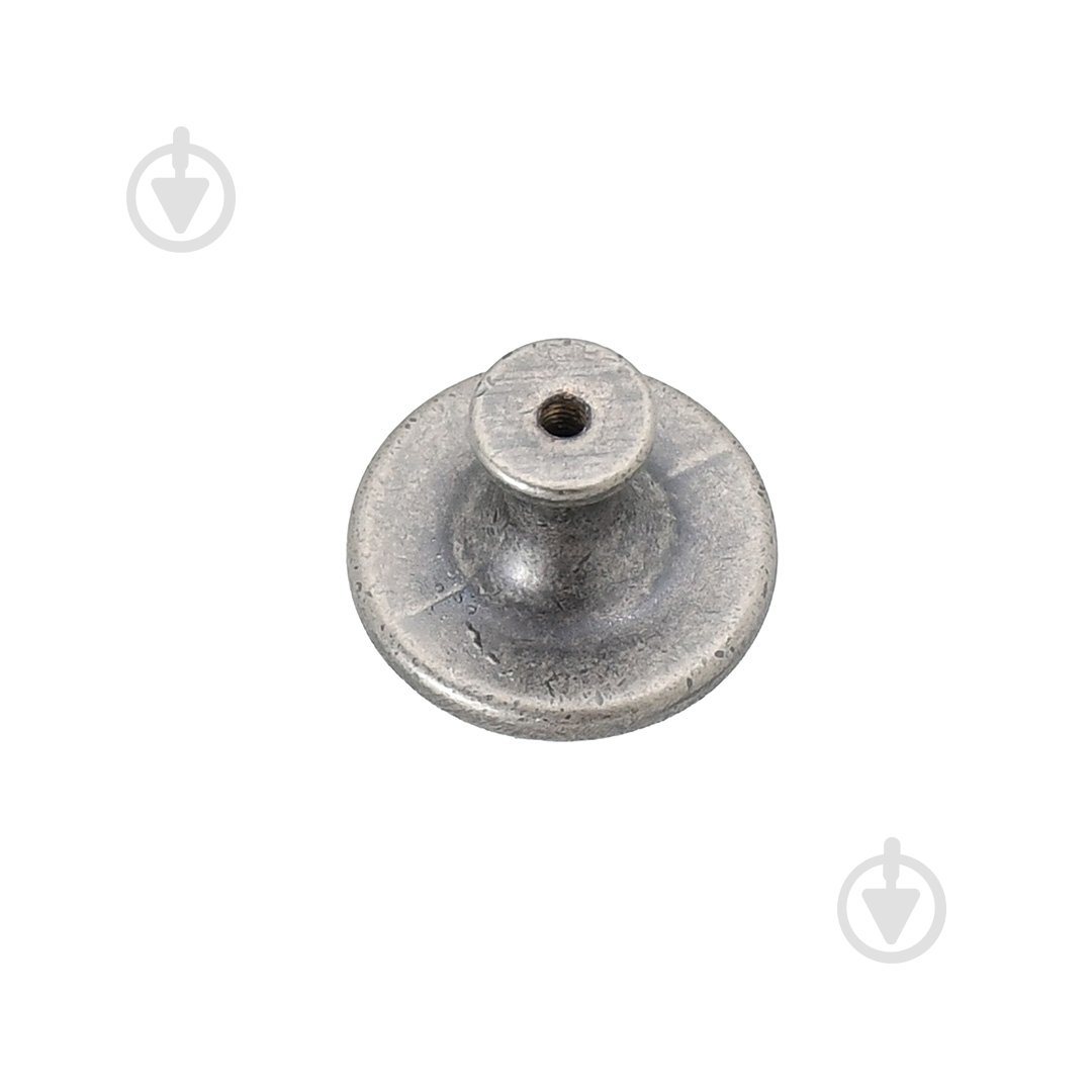 Мебельная ручка кнопка Kerron RK-086 BAZ состаренное серебро - фото 4 Мебельная ручка кнопка Kerron RK-086 BAZ состаренное серебро - фото 4