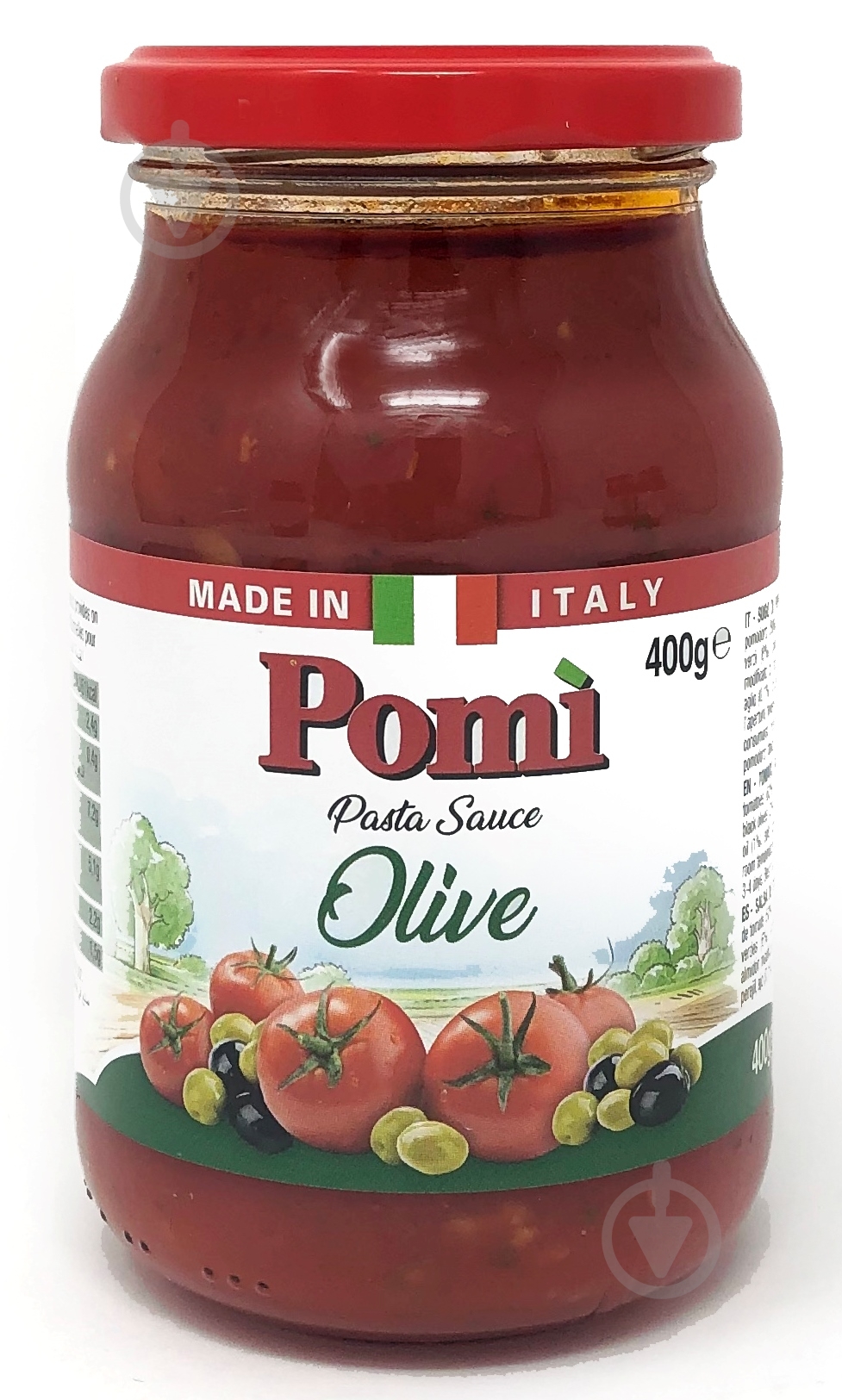 Томатный соус Pomi томатный Оливковый 400 г - фото 1