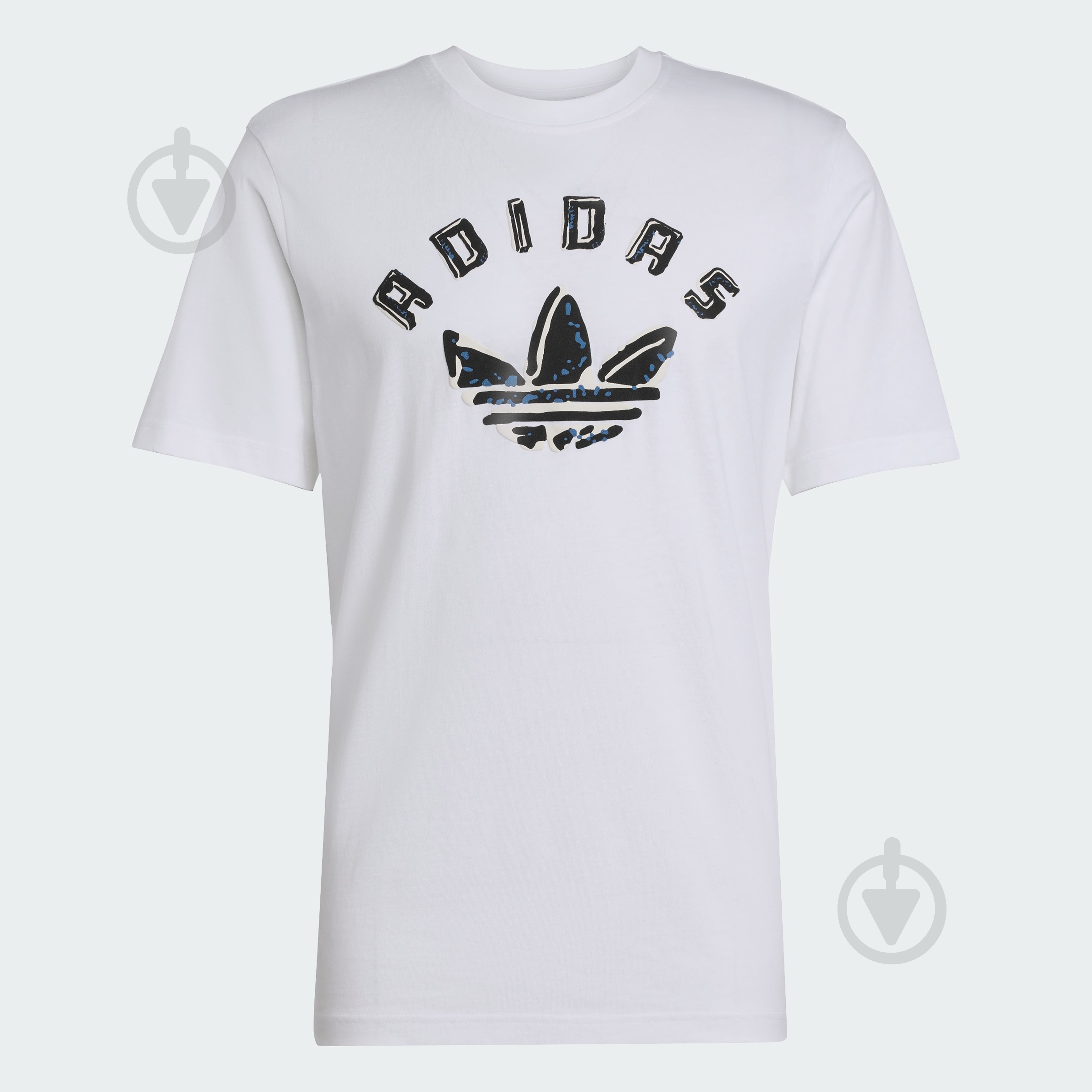 ᐉ Футболка Adidas GRFX TEE JX3089 р.2XL белый • Купить в Киеве