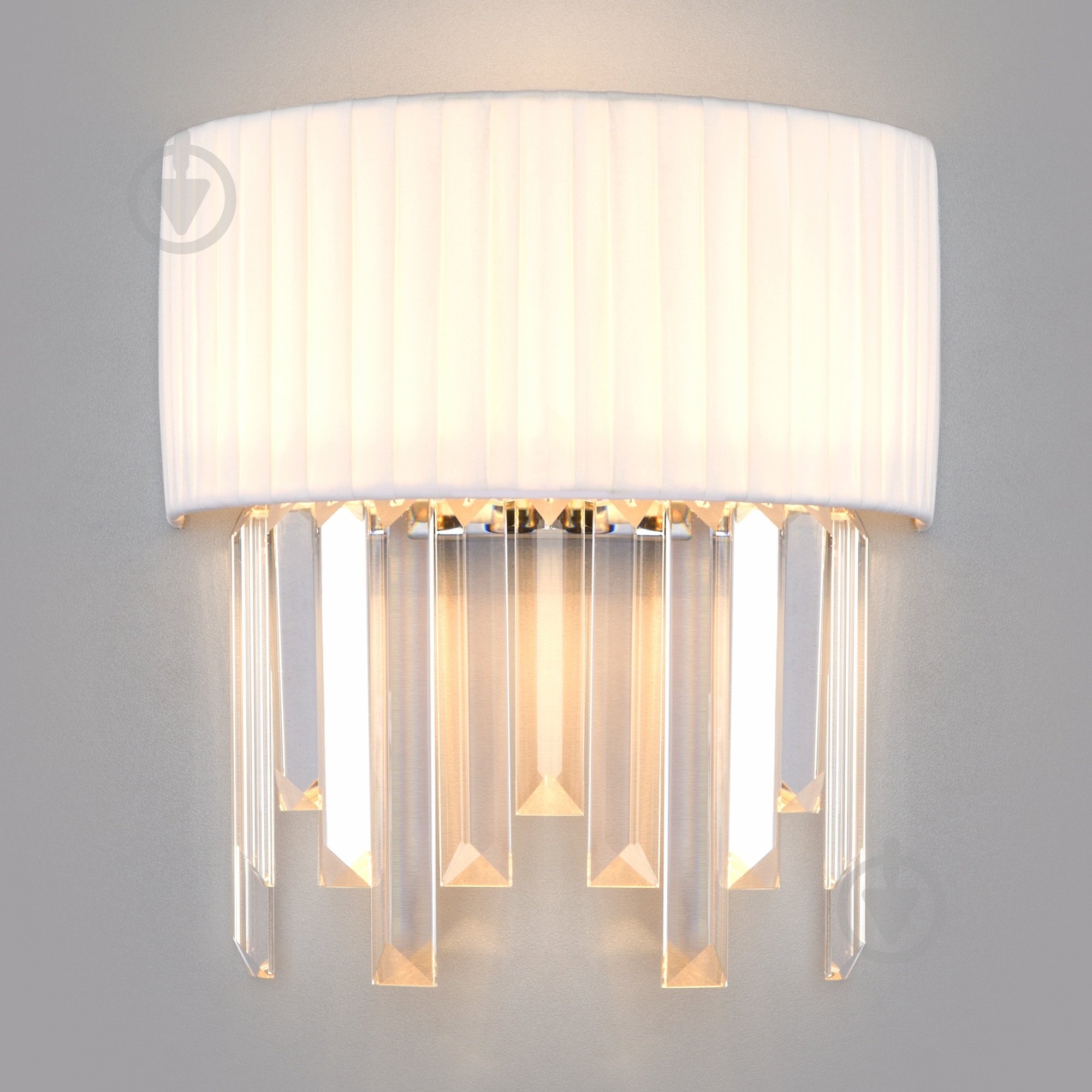 Бра Strotskis Amantea 2x40 Вт E14 хром/прозрачный 10106/2 (хром) - фото 1