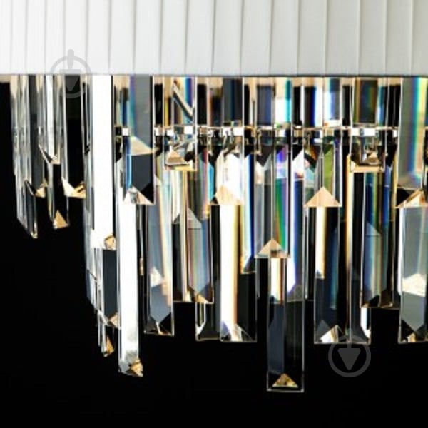 Люстра подвесная Strotskis Amantea 6x40 Вт E14 хром/белый 10106/6 - фото 4