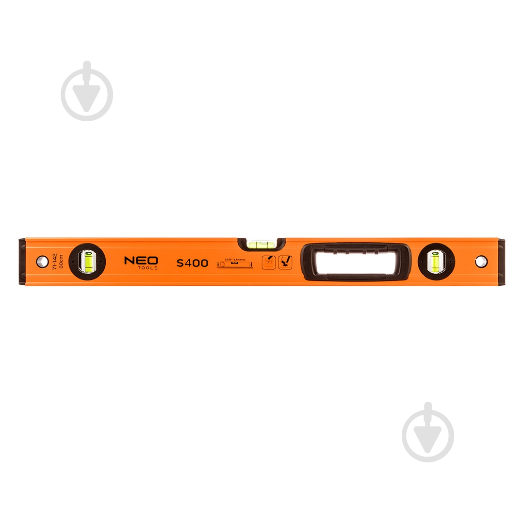 Уровень 60 см NEO tools 71-142 - фото 1 Уровень 60 см NEO tools 71-142 - фото 1