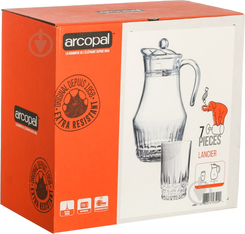 Набор для напитков Arcopal Victoria 7 предметов L4985 - фото 5