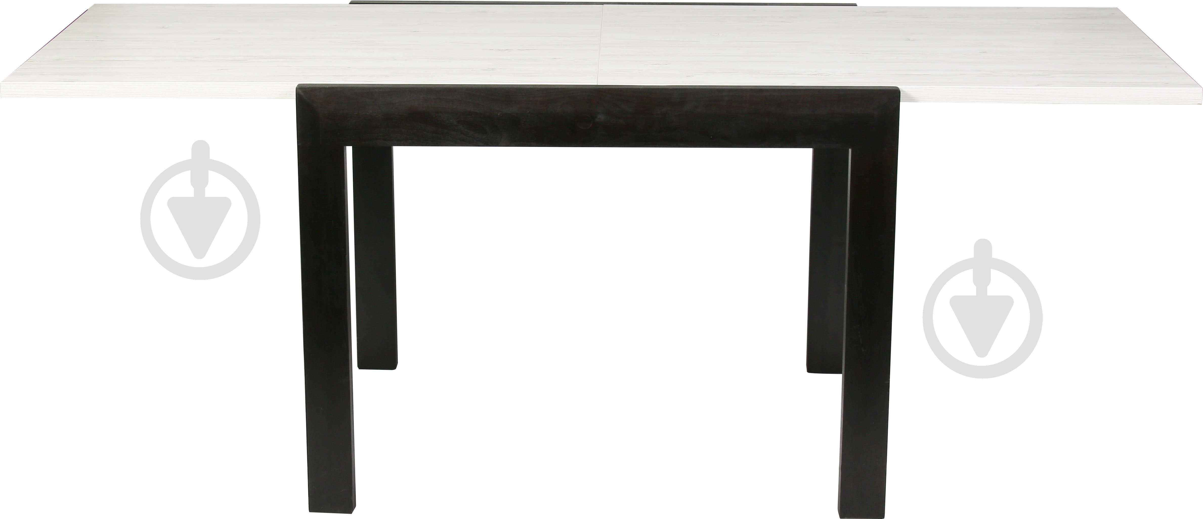 Стол обеденный СК №9 1000(2000)x800x760мм аляска/венге - фото 4