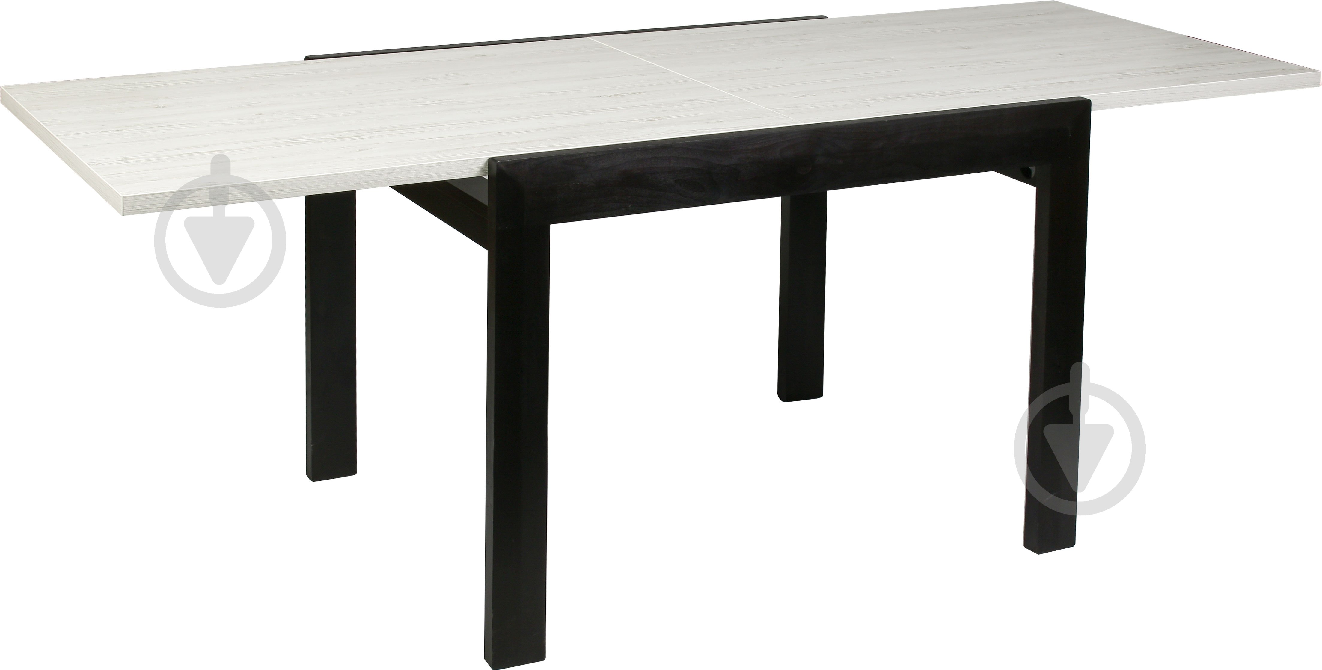 Стол обеденный СК №9 1000(2000)x800x760мм аляска/венге - фото 5