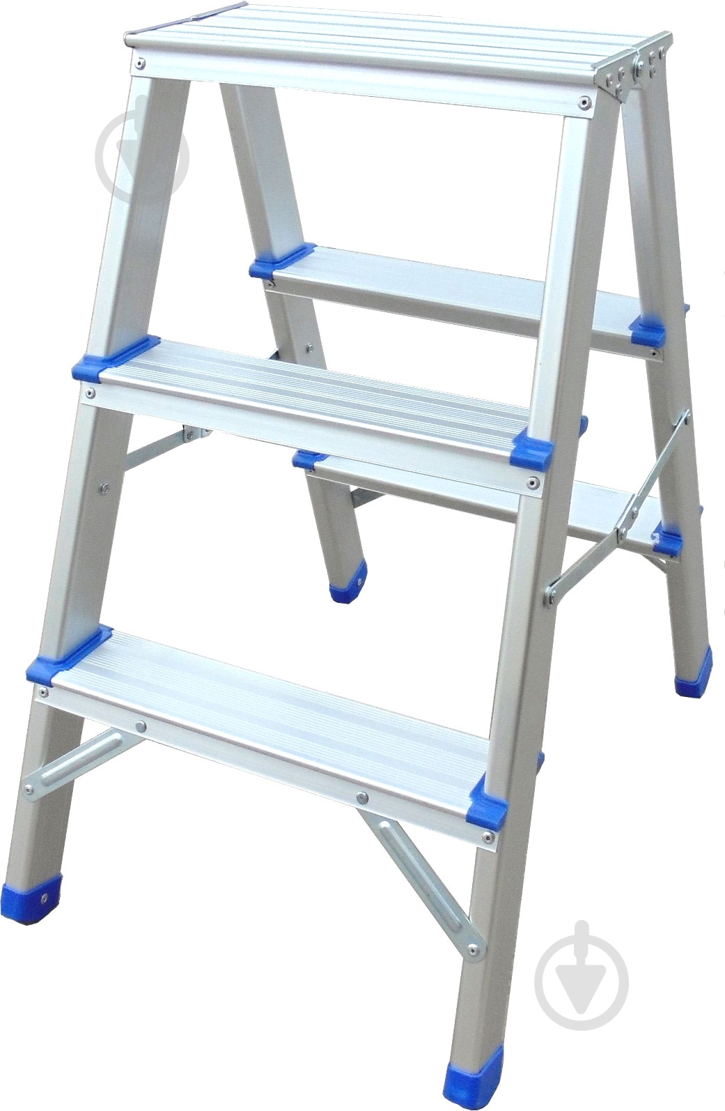 Лестница-стремянка Werk LB403 двусторонняя 2x3 (90245) - фото 1