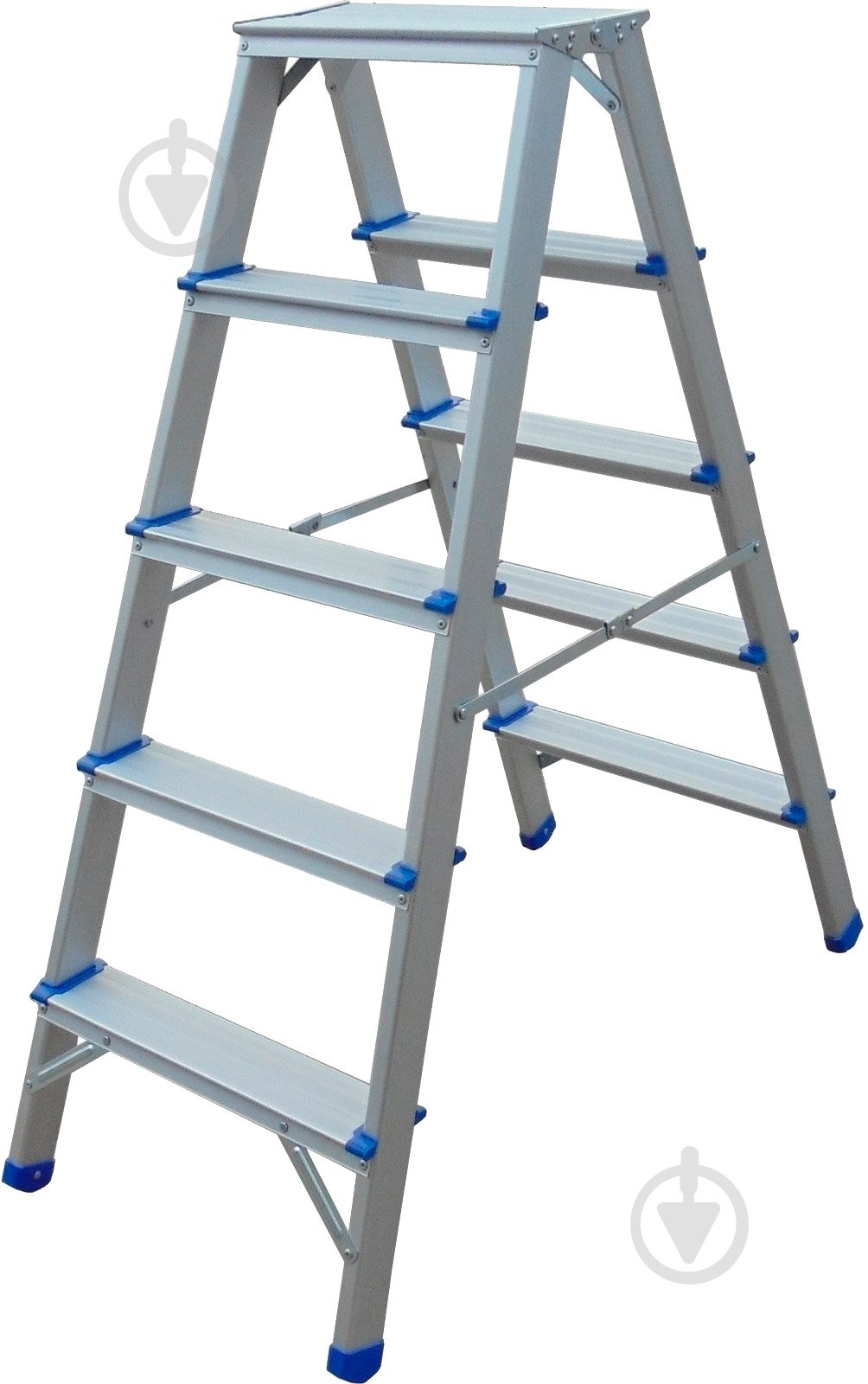 Лестница-стремянка Werk LB405 двусторонняя 2x5 (90247) - фото 1