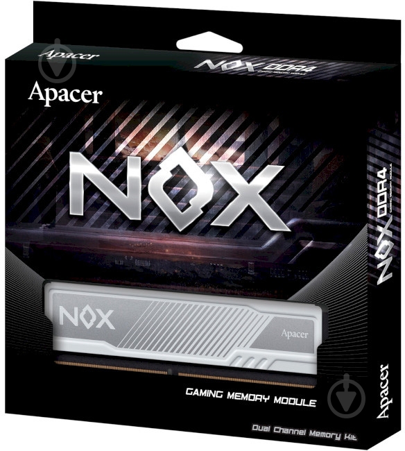 Оперативная память Apacer DDR4 SDRAM 32 GB (2x16GB) 3200 MHz (AH4U32G32C28YMWAA-2) NOX White - фото 5