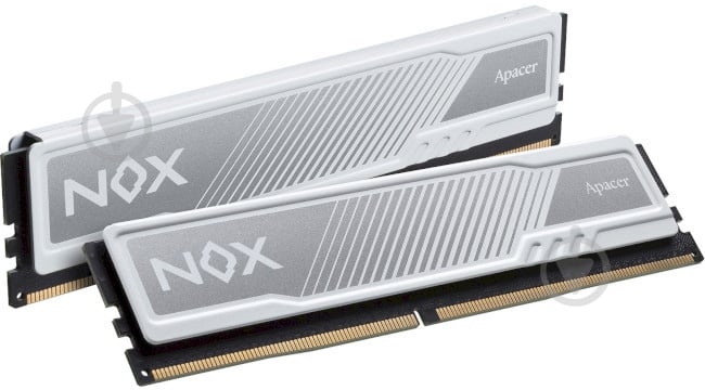 Оперативная память Apacer DDR4 SDRAM 32 GB (2x16GB) 3200 MHz (AH4U32G32C28YMWAA-2) NOX White - фото 2