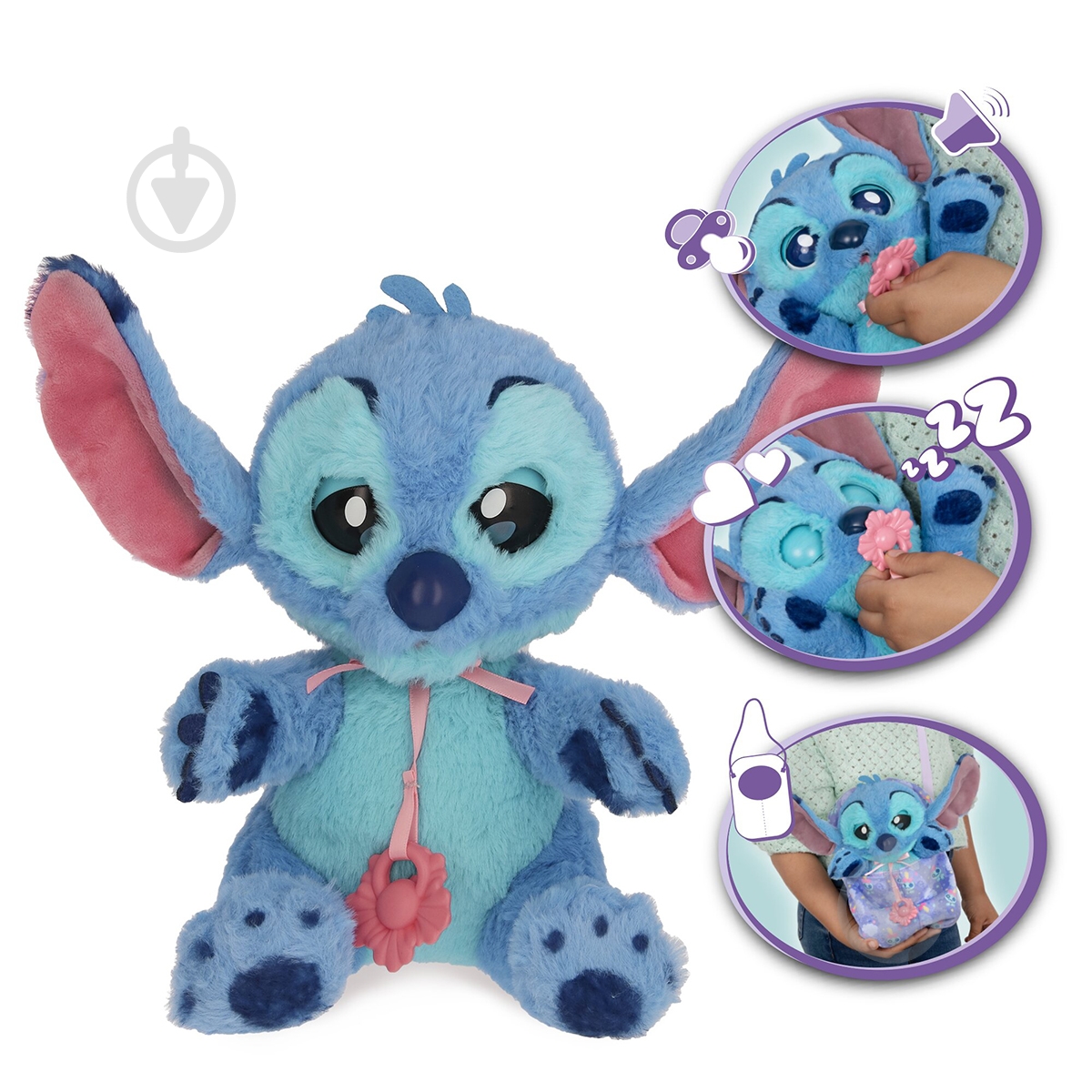 Игрушка интерактивная Baby Paws Стич 927001IM - фото 4 Игрушка интерактивная Baby Paws Стич 927001IM - фото 4