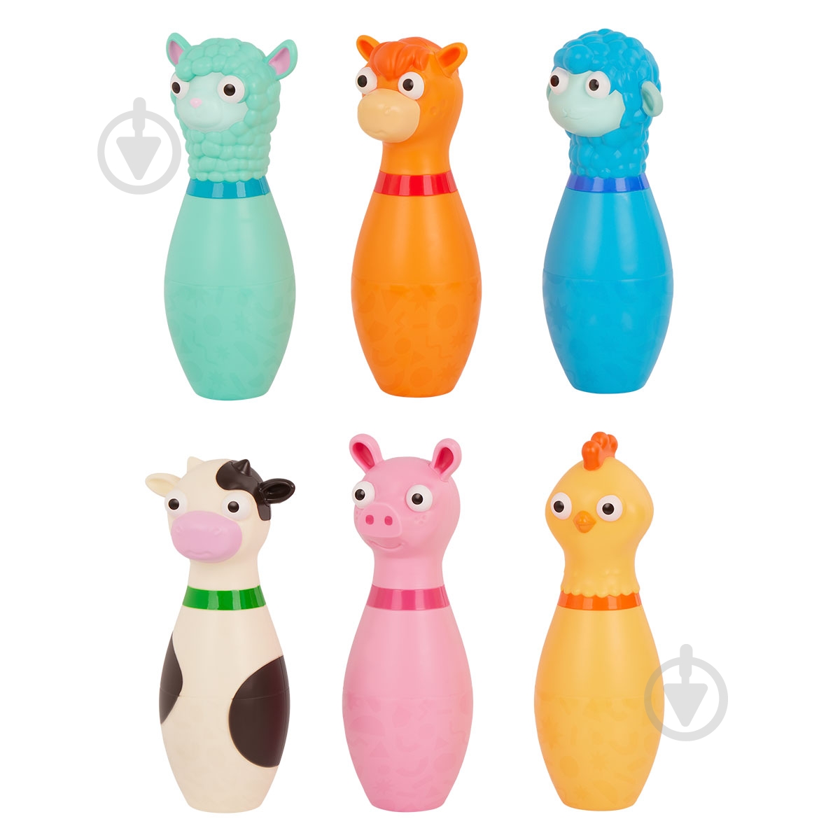 Игровой набор Battat Lite для боулинга - Веселая ферма BT1802Z - фото 5 Игровой набор Battat Lite для боулинга - Веселая ферма BT1802Z - фото 5