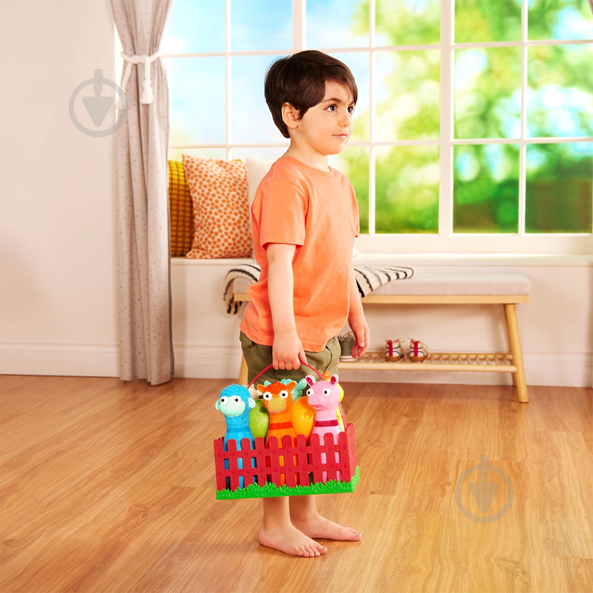 Игровой набор Battat Lite для боулинга - Веселая ферма BT1802Z - фото 9 Игровой набор Battat Lite для боулинга - Веселая ферма BT1802Z - фото 9