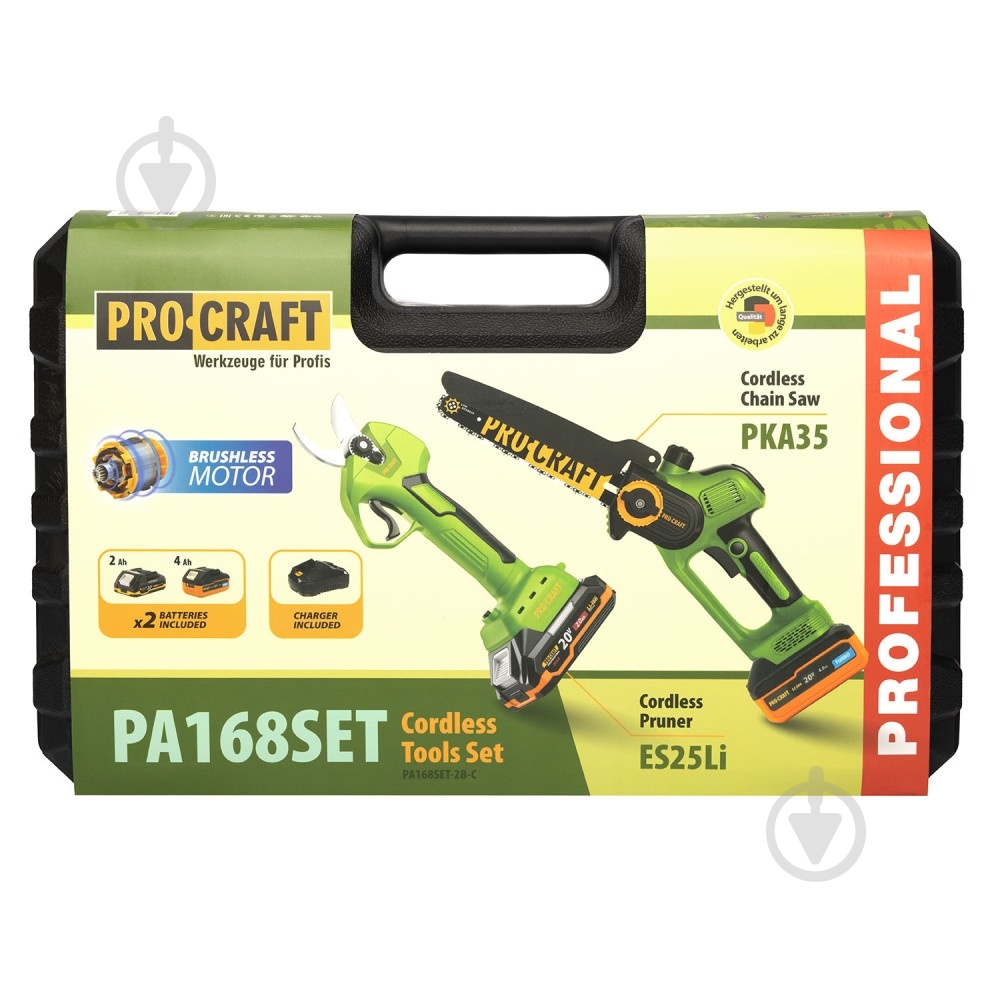 Набор аккумуляторного инструмента ProCraft PA168SET (2 АКБ) - фото 15