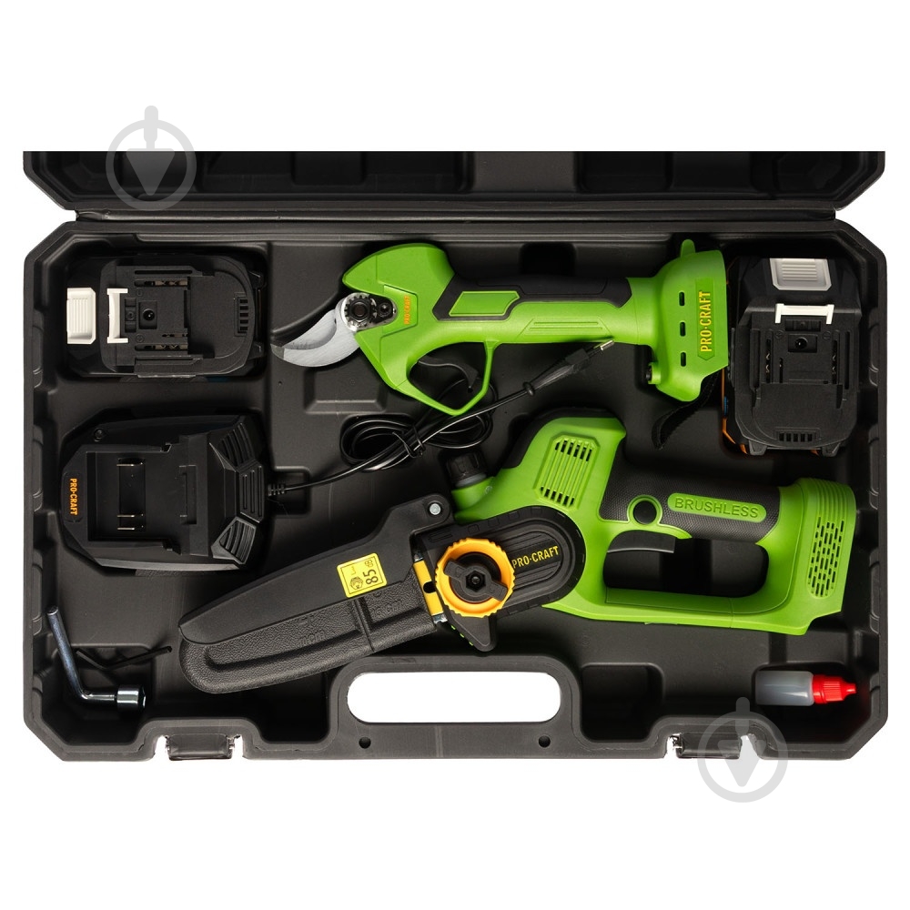 Набор аккумуляторного инструмента ProCraft PA168SET (2 АКБ) - фото 12