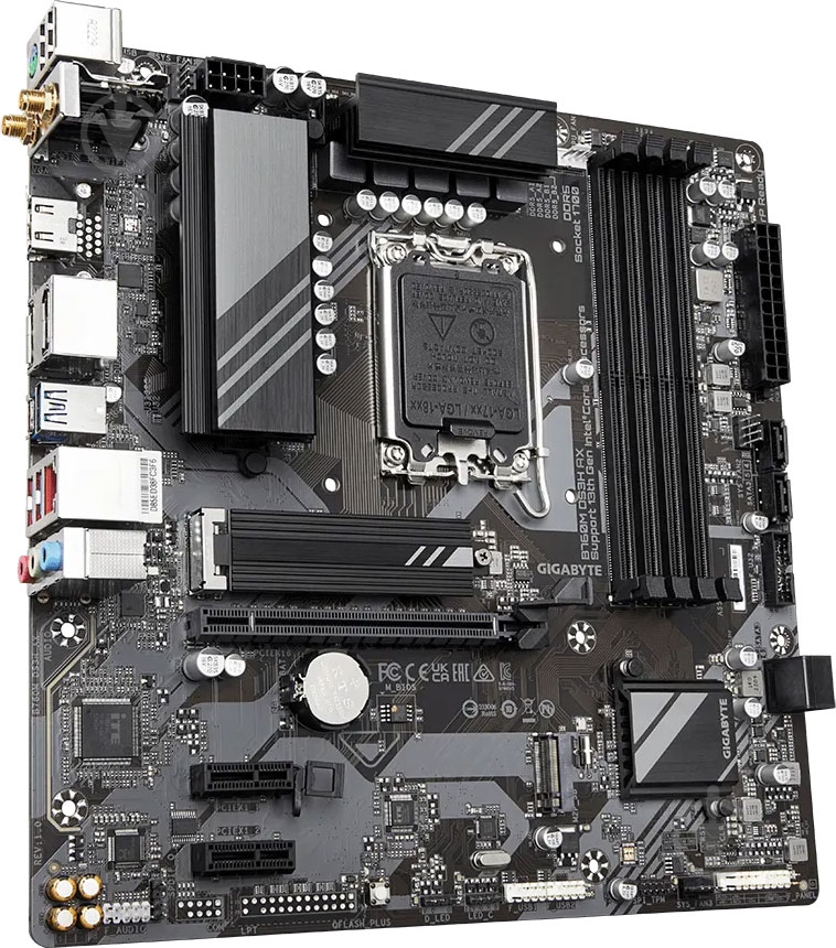 Материнская плата Gigabyte B760M DS3H AX (Socket 1700, Intel B760, micro ATX) - фото 2