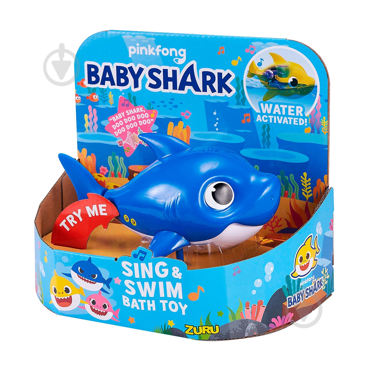 Игрушка интерактивная Zuru Daddy shark 25282B - фото 8