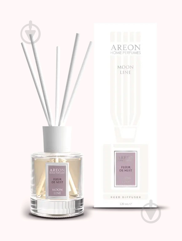 Аромадифузор з паличками Areon Moon Line Fleur De Nuit 120 мл - фото 1 Аромадифузор з паличками Areon Moon Line Fleur De Nuit 120 мл - фото 1