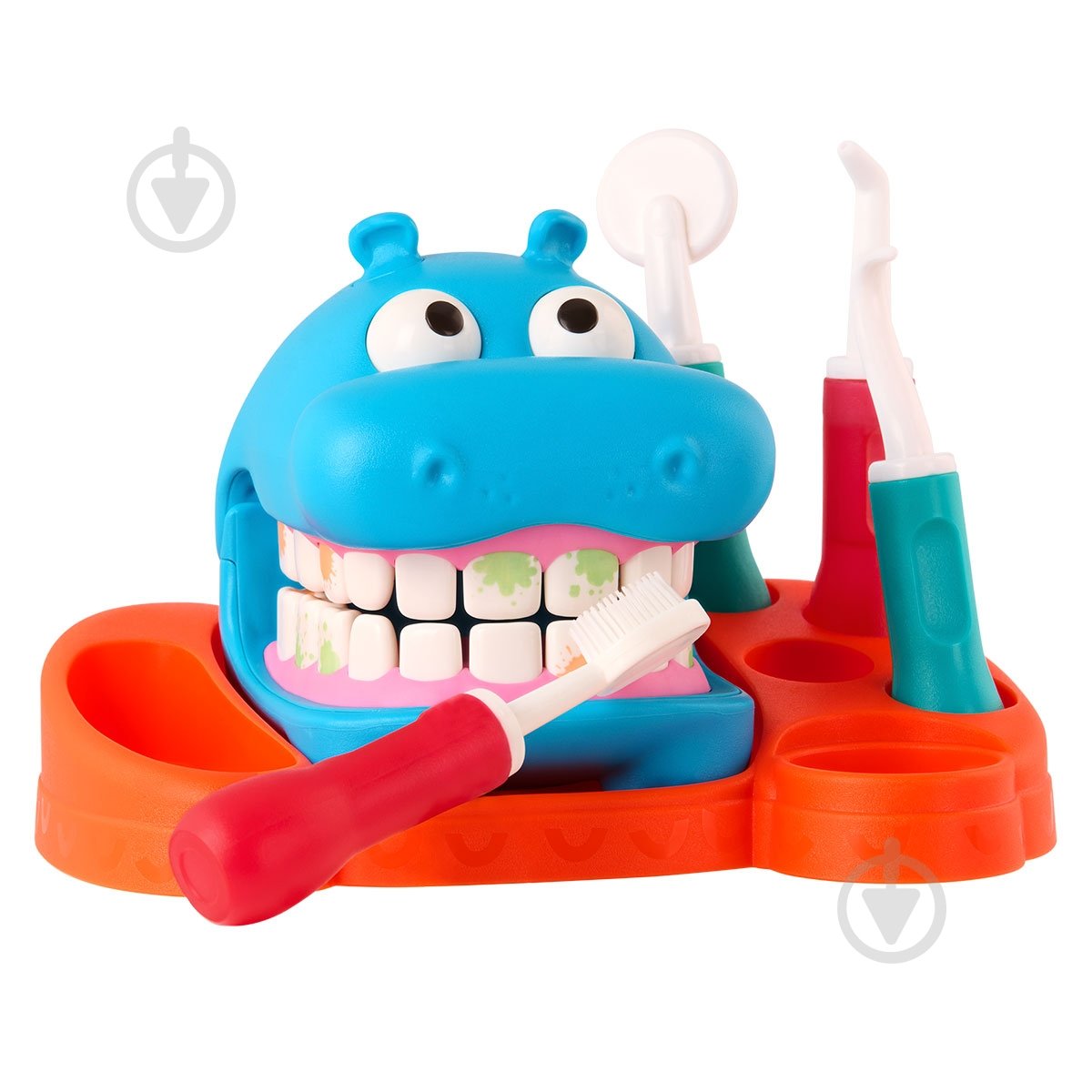 Игровой набор Battat Lite Бегемотик у стоматолога BT1803Z - фото 3 Игровой набор Battat Lite Бегемотик у стоматолога BT1803Z - фото 3