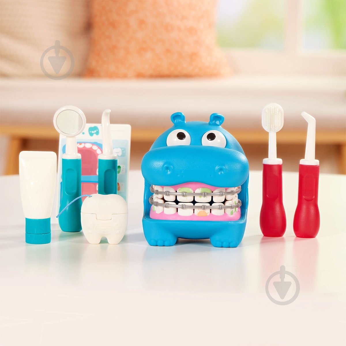Игровой набор Battat Lite Бегемотик у стоматолога BT1803Z - фото 8 Игровой набор Battat Lite Бегемотик у стоматолога BT1803Z - фото 8