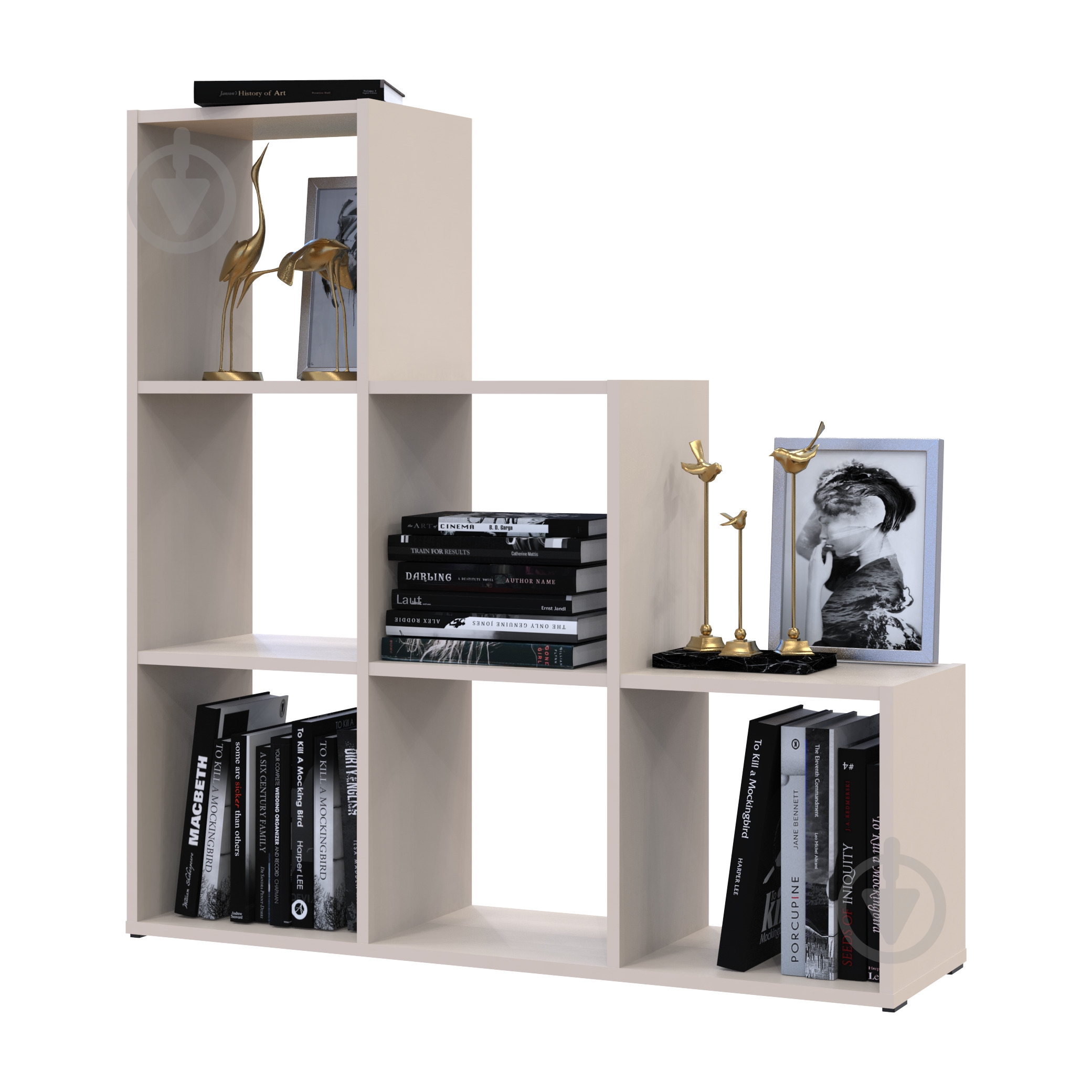 Стелаж Doros Степ 3х3 1061х1026х288 мм кашемір - фото 1 Стелаж Doros Степ 3х3 1061х1026х288 мм кашемір - фото 1