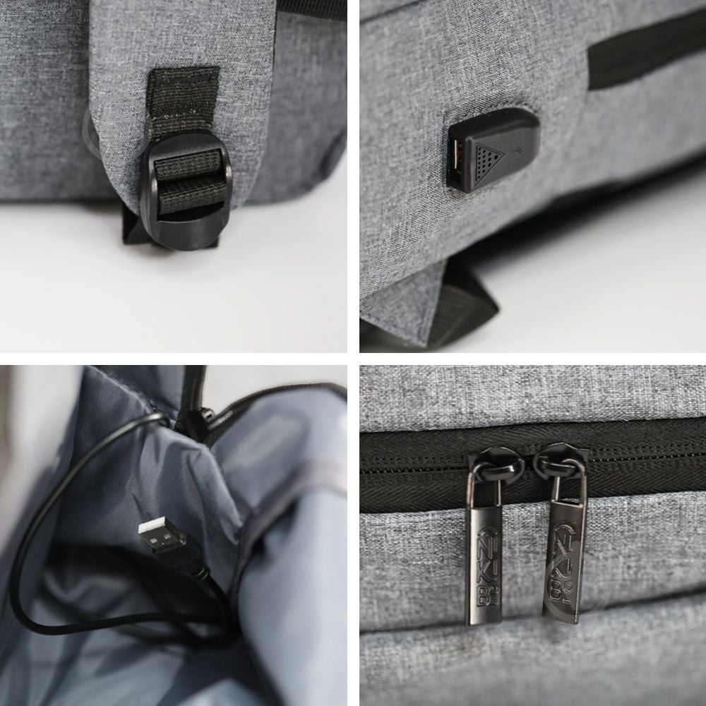 Рюкзак NikiBo Lite серый (30010205-07) - фото 5