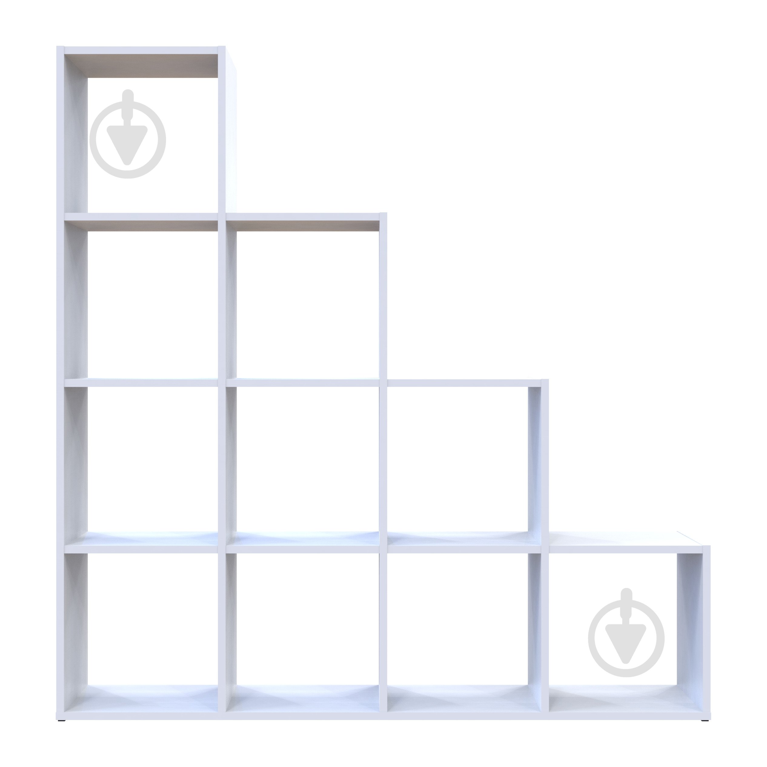 Стеллаж Doros Степ 4х4 1407х1362х288 мм белый - фото 4