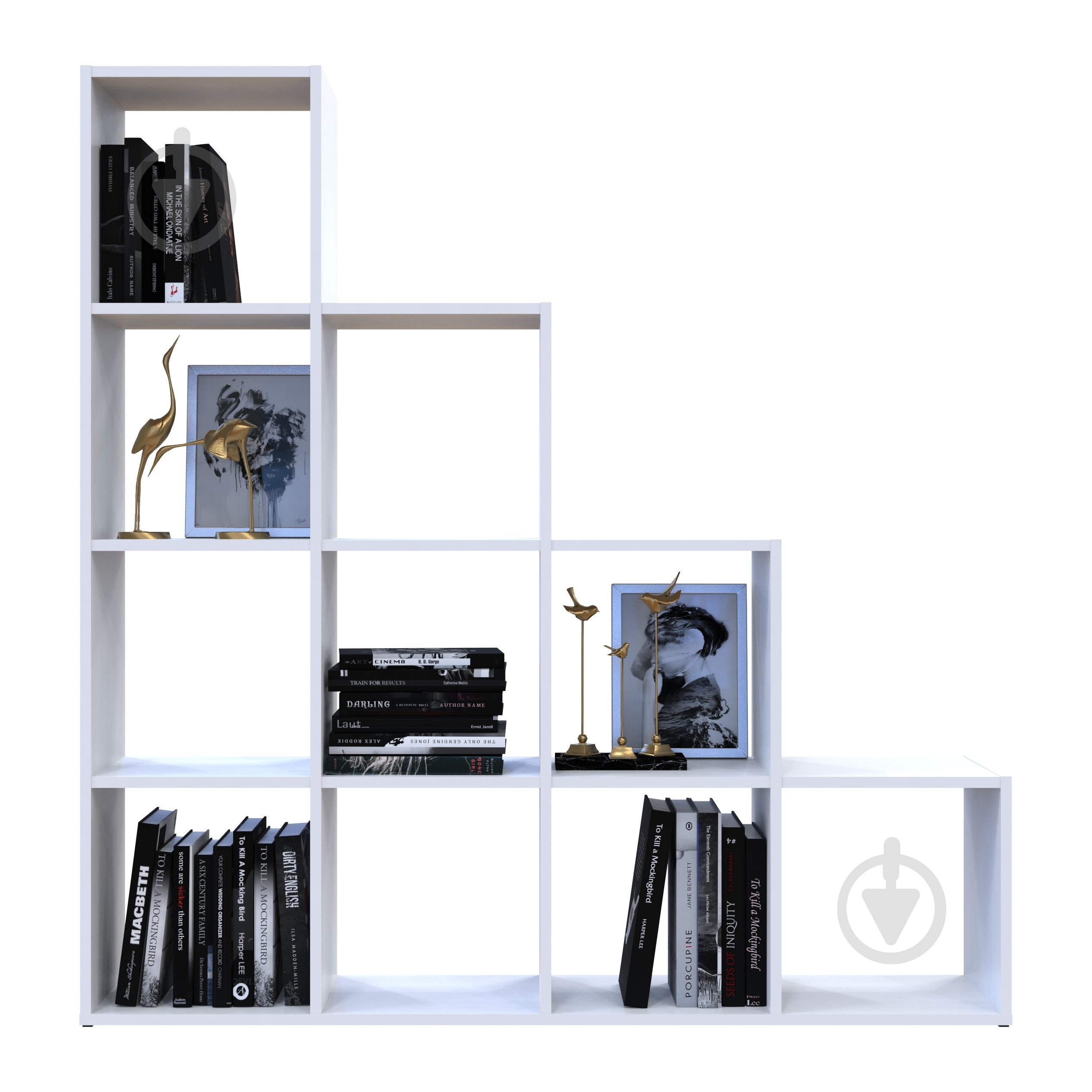 Стеллаж Doros Степ 4х4 1407х1362х288 мм белый - фото 3