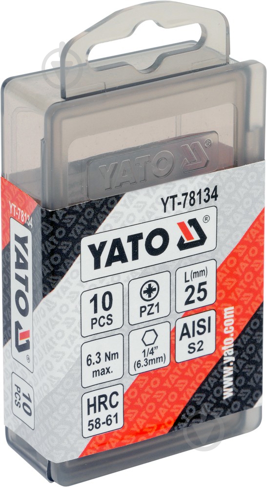 Бита YATO PZ1x25 мм 10 шт. YT-78134 - фото 2