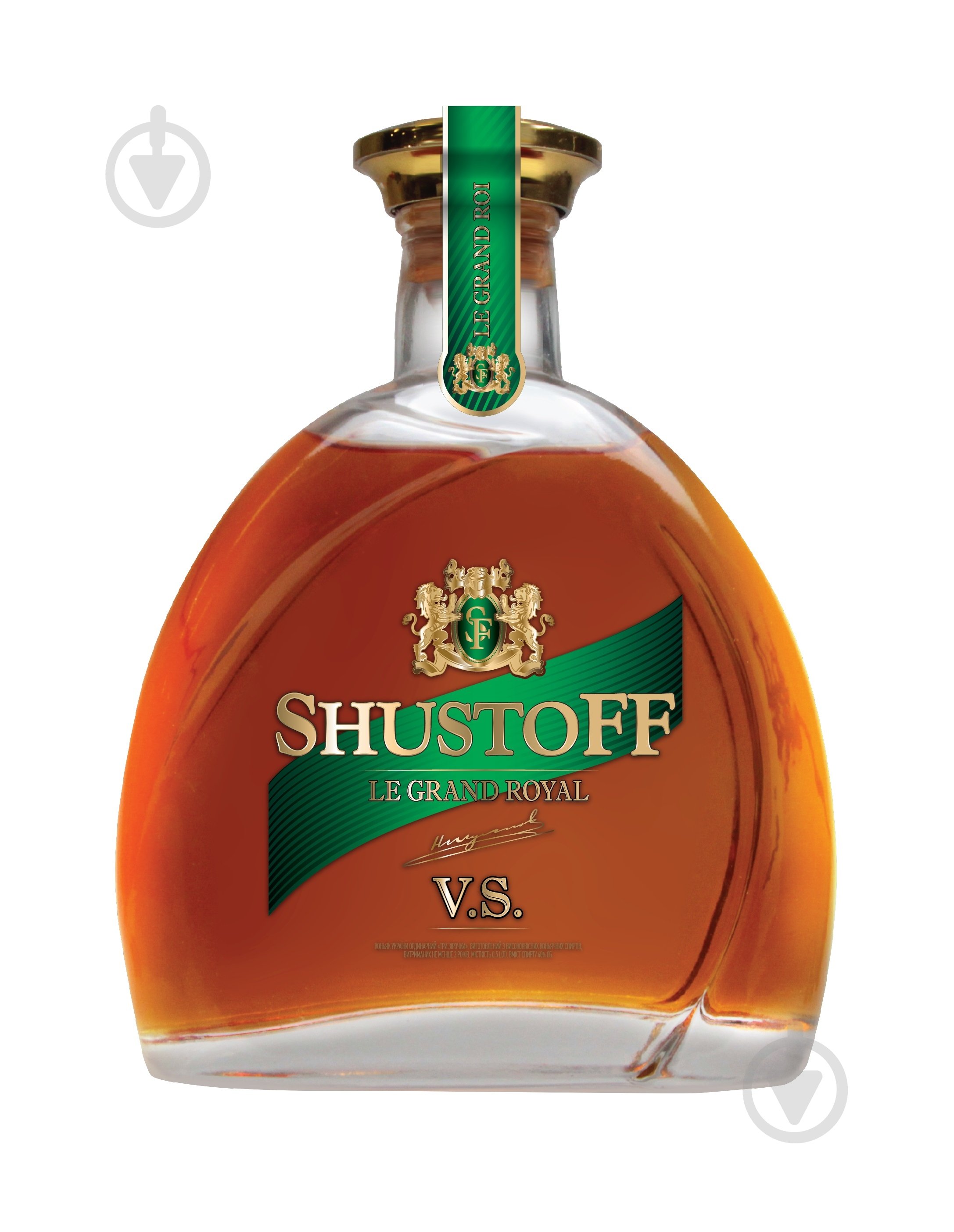 Коньяк Shustoff LeGrandRoyal 3* 500 мл - фото 1 Коньяк Shustoff LeGrandRoyal 3* 500 мл - фото 1