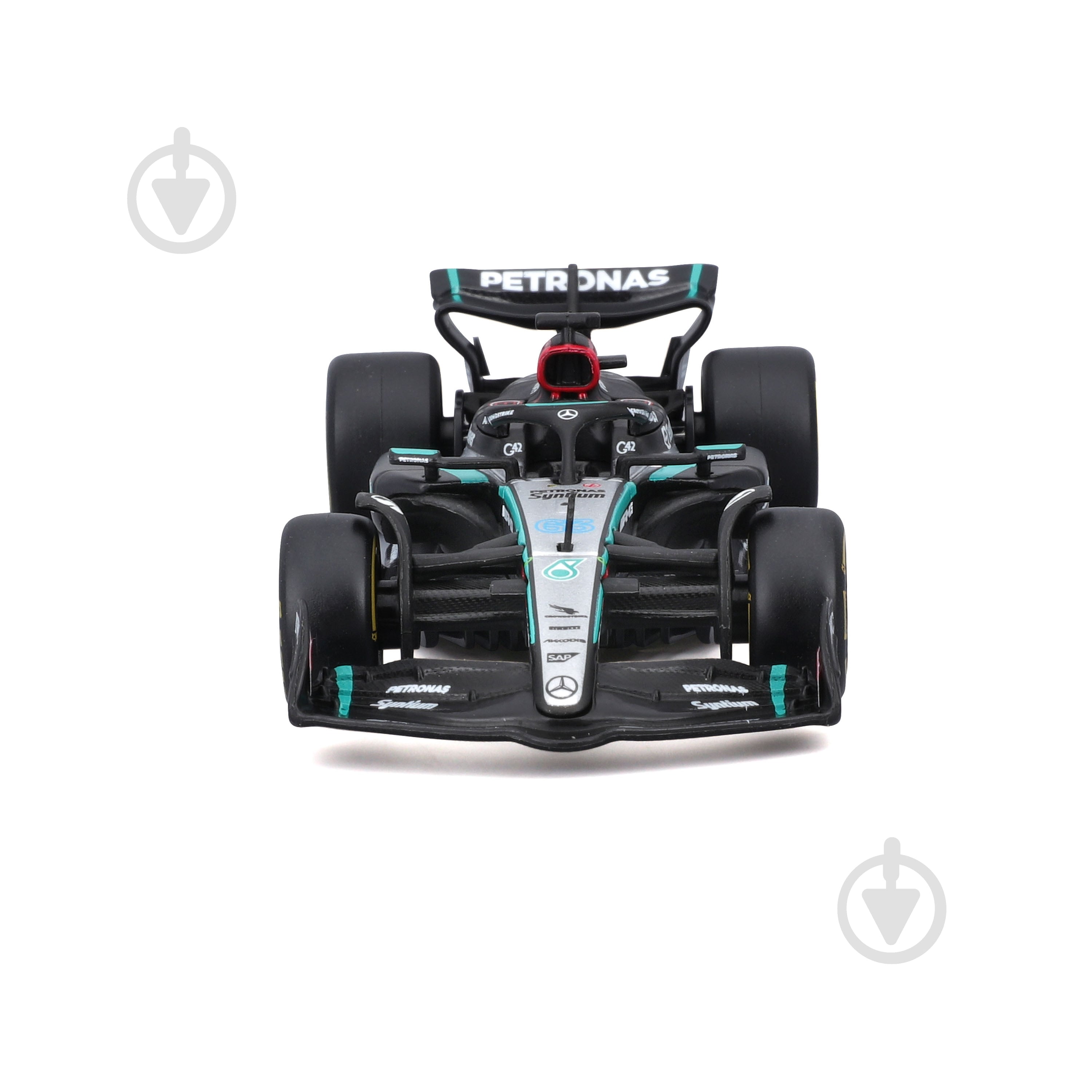 Автомодель Bburago 1:43 Mercedes-AMG F1 W15 Performance (2024) (1:43) 18-38208 - фото 2 Автомодель Bburago 1:43 Mercedes-AMG F1 W15 Performance (2024) (1:43) 18-38208 - фото 2