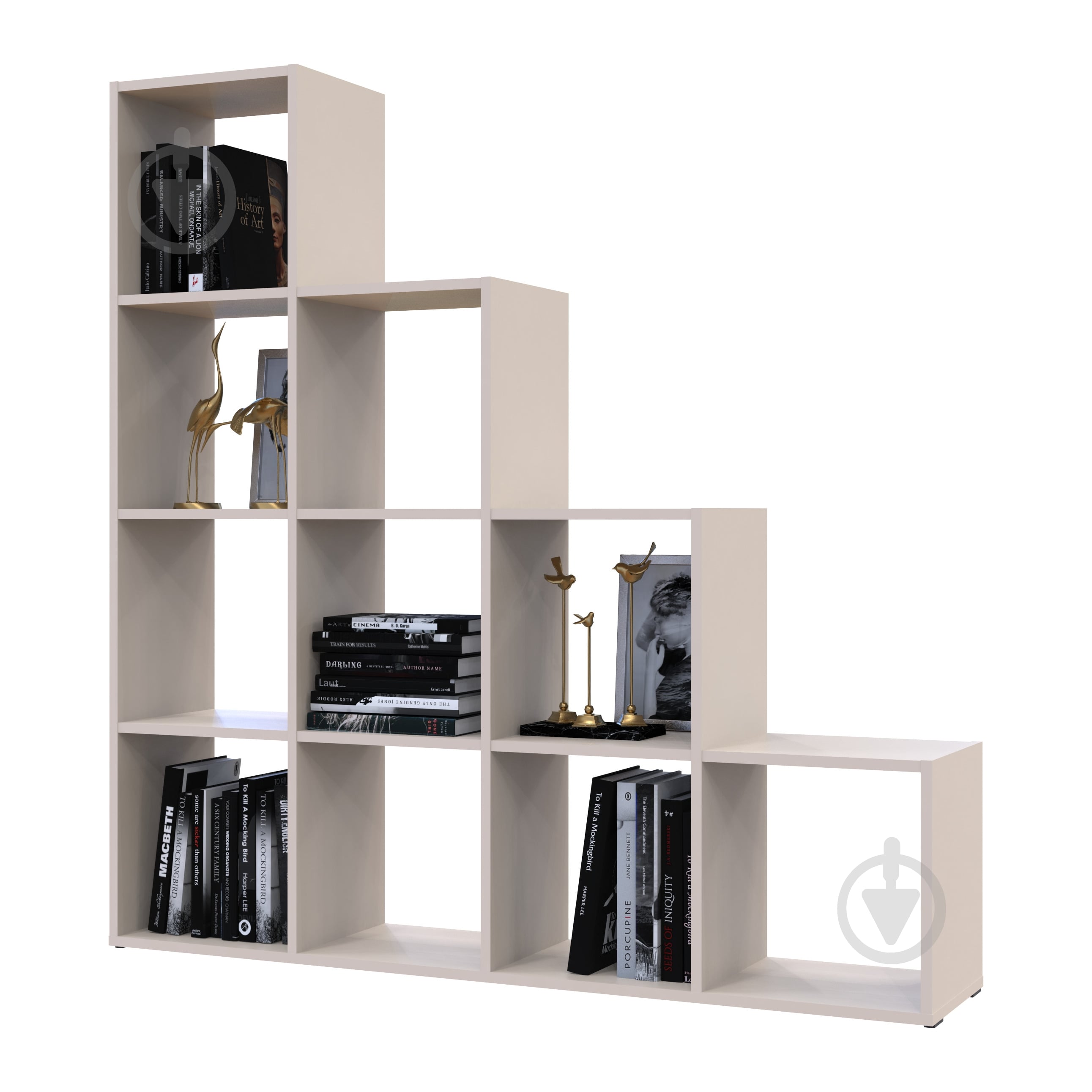 Стеллаж Doros Степ 4х4 1407х1362х288 мм кашемир - фото 1 Стеллаж Doros Степ 4х4 1407х1362х288 мм кашемир - фото 1