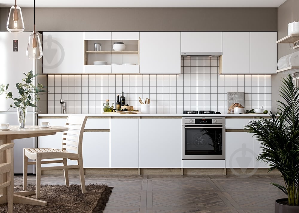 Тумба нижняя МС Снежана 60х82х46,9 см белый/дуб сонома Грейд - фото 2