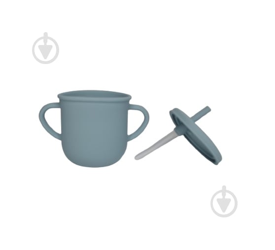 Поїльник-чашка Lindo 2 в 1 150 мл сірий LI 738-2 - фото 2 Поїльник-чашка Lindo 2 в 1 150 мл сірий LI 738-2 - фото 2