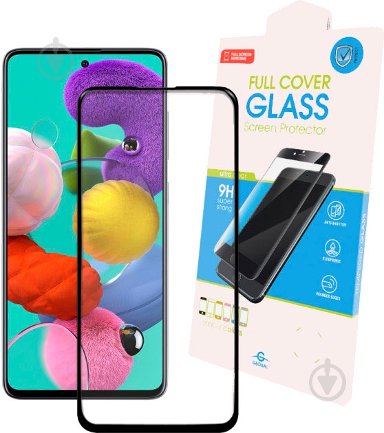 Защитное стекло Piko Full Glue для Samsung A51 - фото 1