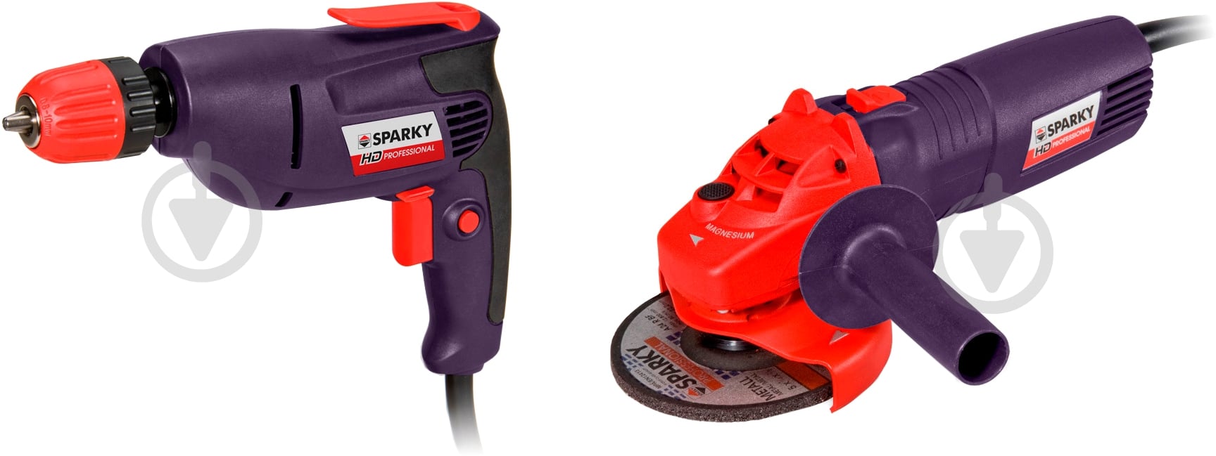 Набор электроинструментов Sparky дрель + УШМ BR 102E + M 850 - фото 1 Набор электроинструментов Sparky дрель + УШМ BR 102E + M 850 - фото 1