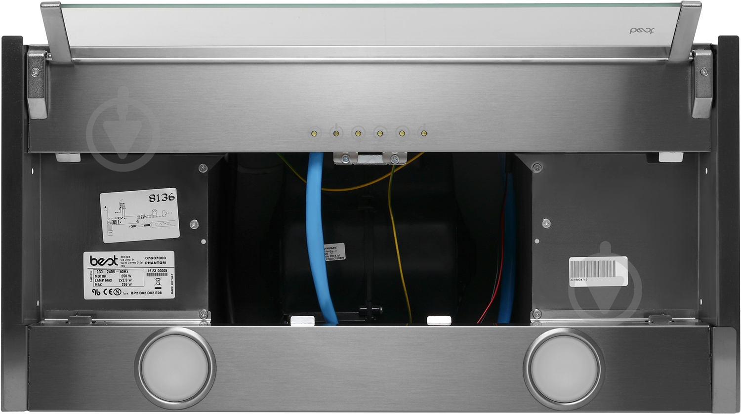 Вытяжка Best PHANTOM L1 D2 ST F60 XS - фото 8 Вытяжка Best PHANTOM L1 D2 ST F60 XS - фото 8