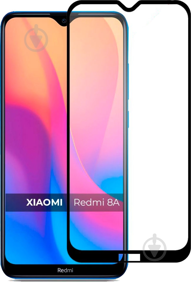 Защитное стекло Piko Full Glue для Xiaomi Redmi 8A - фото 1