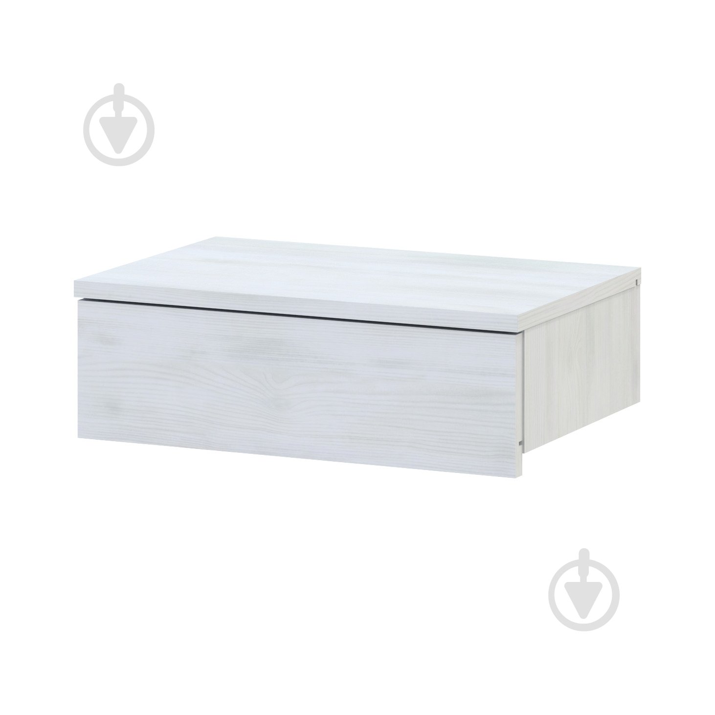 Тумба навісна Doros Левія 1Ш 460x150x310 мм біле дерево - фото 1