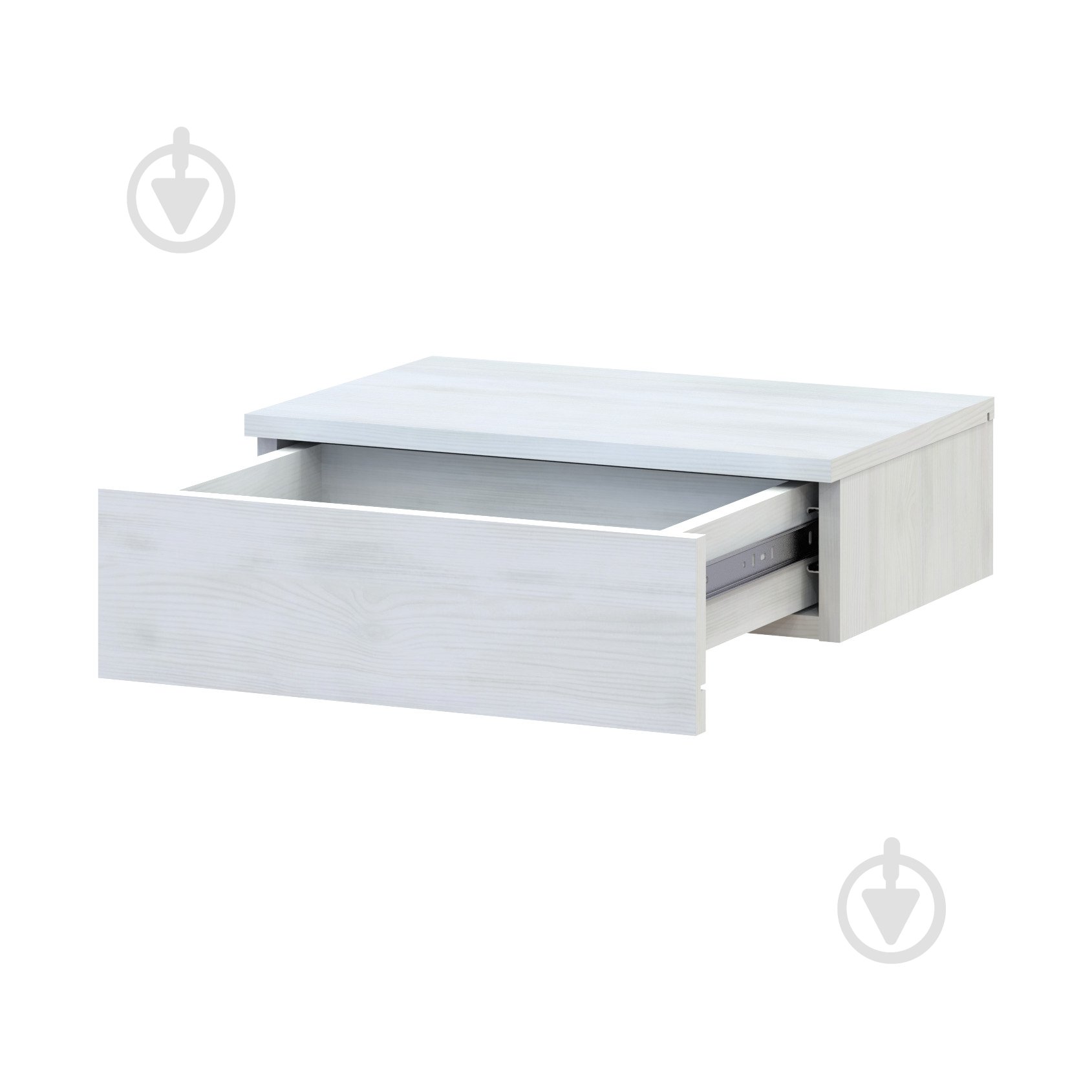 Тумба навісна Doros Левія 1Ш 460x150x310 мм біле дерево - фото 2