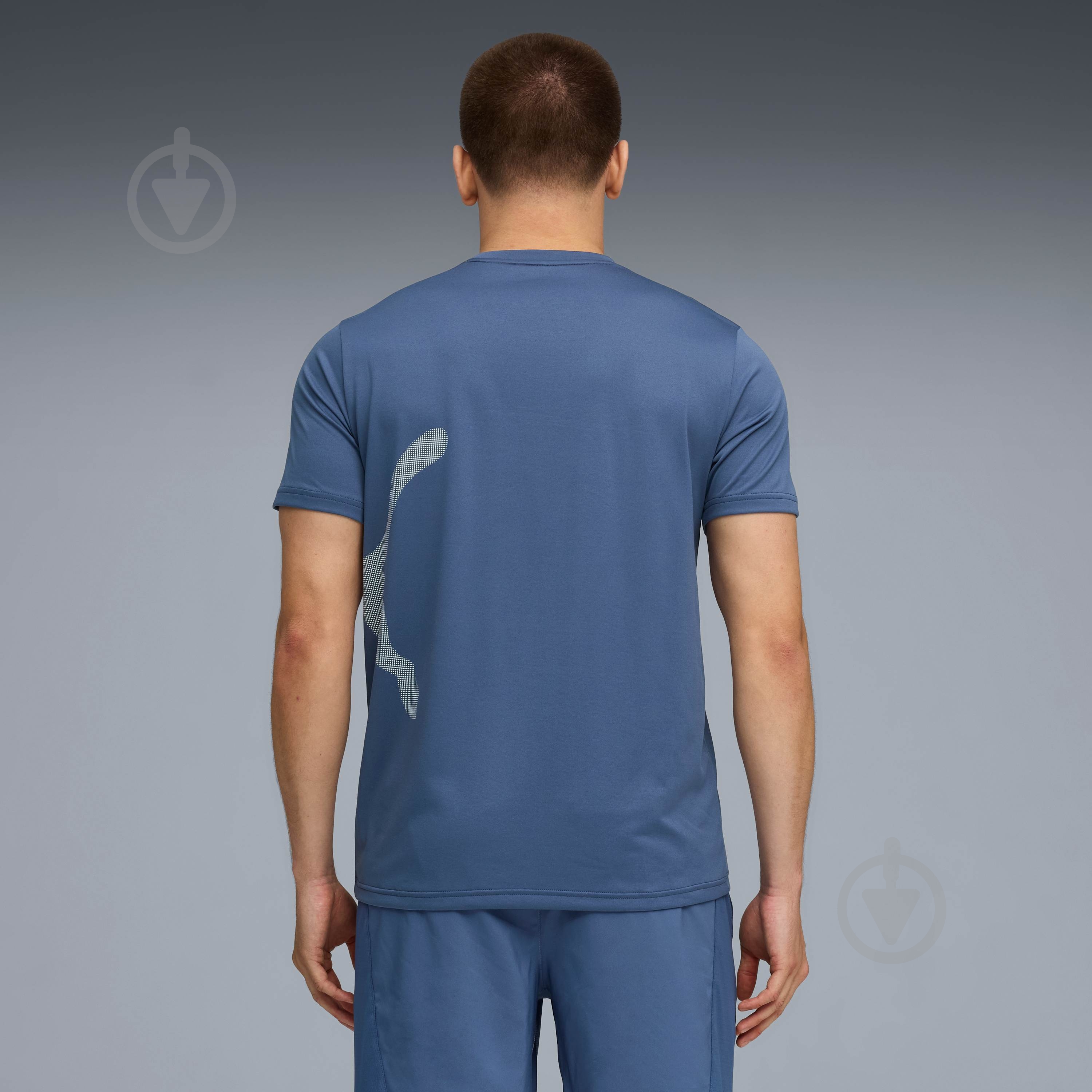 Футболка Puma TAD BIG LOGO Tee 52672180 р.2XL синий - фото 2 Футболка Puma TAD BIG LOGO Tee 52672180 р.2XL синий - фото 2