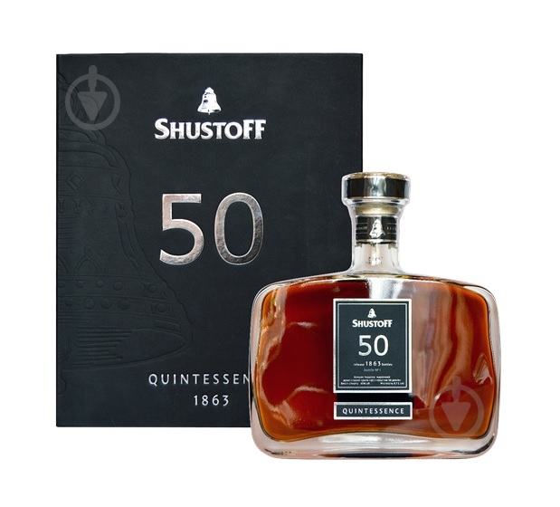 Коньяк Shustoff 50 лет 0,7 л - фото 1 Коньяк Shustoff 50 лет 0,7 л - фото 1