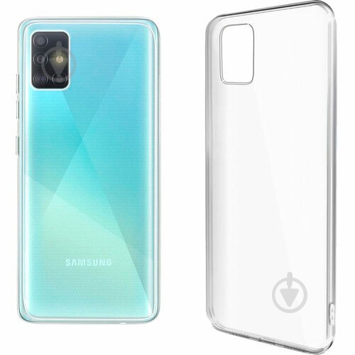 Чехол GlobalCase TPU Extra Slim для Samsung Galaxy A71 transparent - фото 1